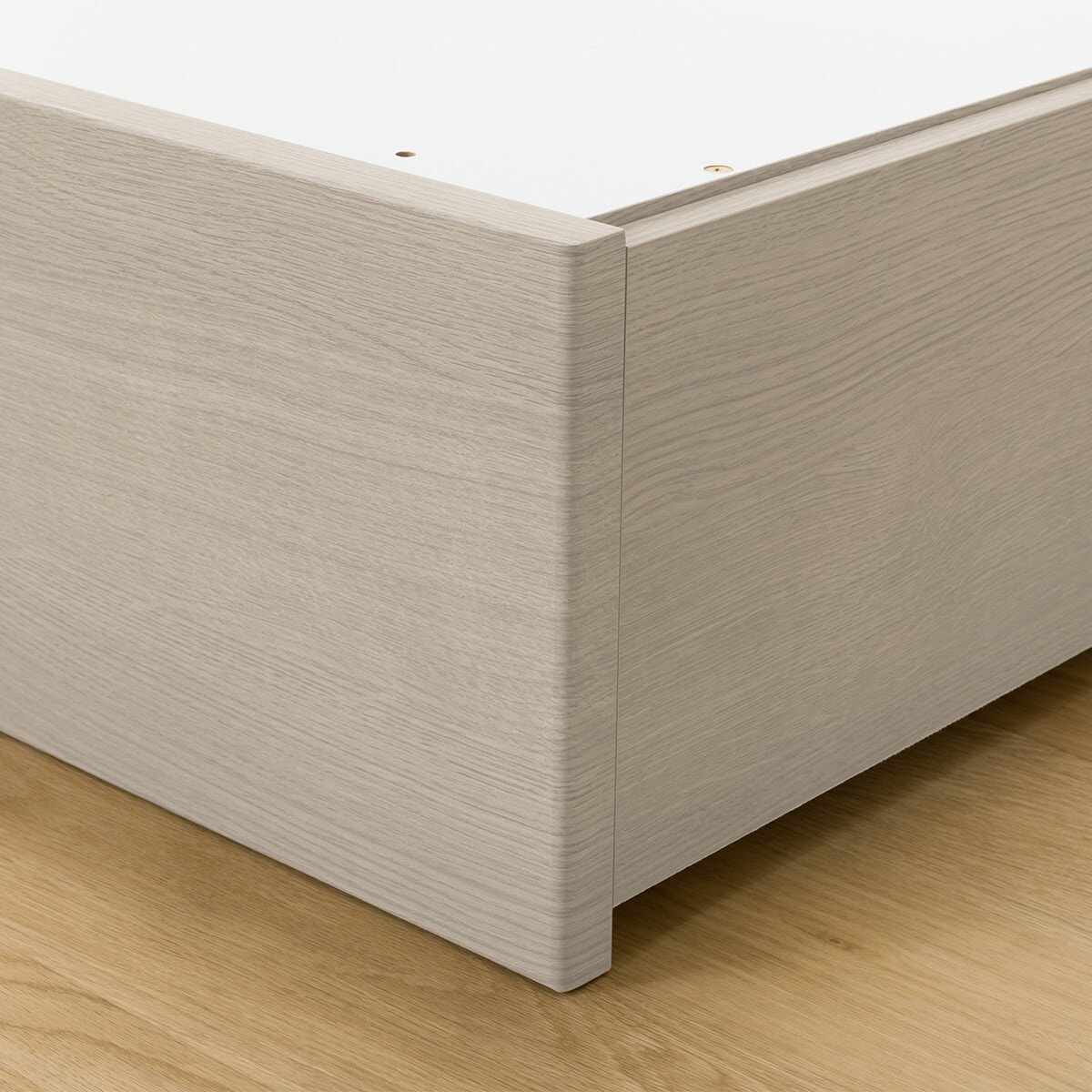 クイーン 収納付きベッドフレーム(NS-001 深型/すのこ GY