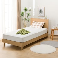 ミニ棚付きベッドフレーム(NS-002 LEG/LOW 床板)