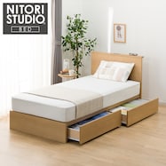 ミニ棚・収納付きベッドフレーム(NS-002 床板)