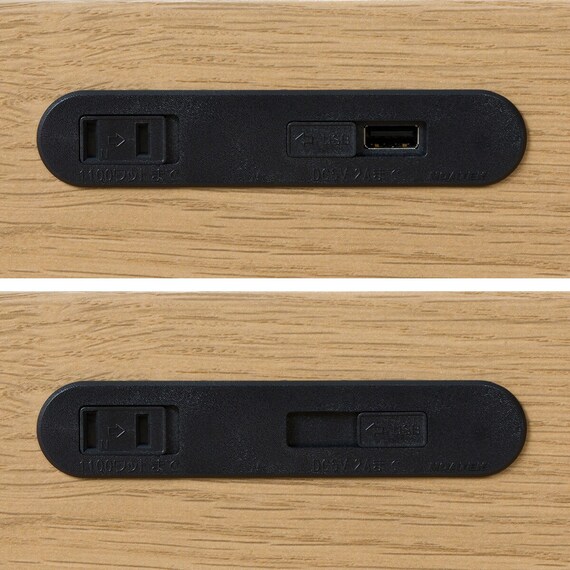 収納付きベッドフレーム セミダブル 棚付きタイプ (NS-002 DR25 引き出し付き 床板 LBR) 12枚目画像