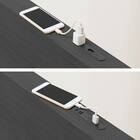 収納付きベッドフレーム シングル 棚付きタイプ (NS-002 DR31 引き出し付き 深型 すのこ BK) 12枚目画像