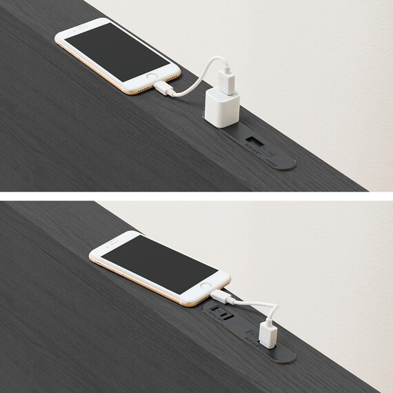 収納付きベッドフレーム シングル 棚付きタイプ (NS-002 DR31 引き出し付き 深型 すのこ BK) 12枚目画像