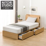 棚・サイド収納付きベッドフレーム(NS-003 床板)【期間限定価格:11/26~1/5まで】