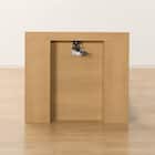 シングル 棚・サイド収納付きベッドフレーム(NS-003 浅型/床板 LBR) 7枚目画像