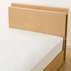 シングル 棚・サイド収納付きベッドフレーム(NS-003 浅型/床板 LBR) 8枚目画像