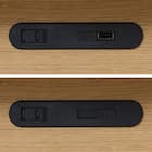 シングル 棚・サイド収納付きベッドフレーム(NS-003 浅型/床板 LBR) 11枚目画像