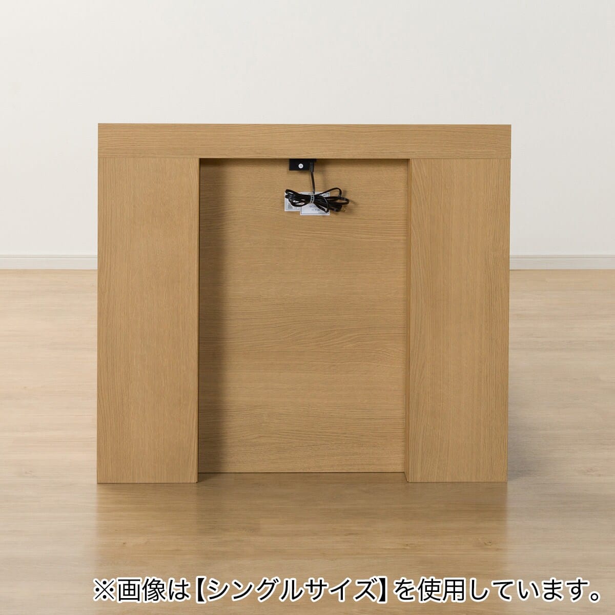 収納付きベッドフレーム セミダブル 棚・サイド収納付きタイプ (NS-003