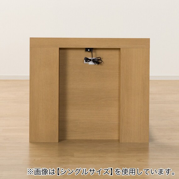 ベッドフレーム クイーン 棚・サイド収納付きタイプ (NS-003 LEG/LOW 