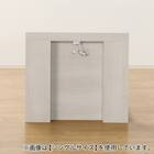 収納付きベッドフレーム セミダブル 棚・サイド収納付きタイプ (NS-003 DR31 引き出し付き 深型 すのこ WW) 8枚目画像