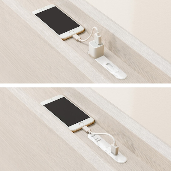 収納付きベッドフレーム セミダブル 棚・サイド収納付きタイプ (NS-003 DR31 引き出し付き 深型 すのこ WW) 11枚目画像