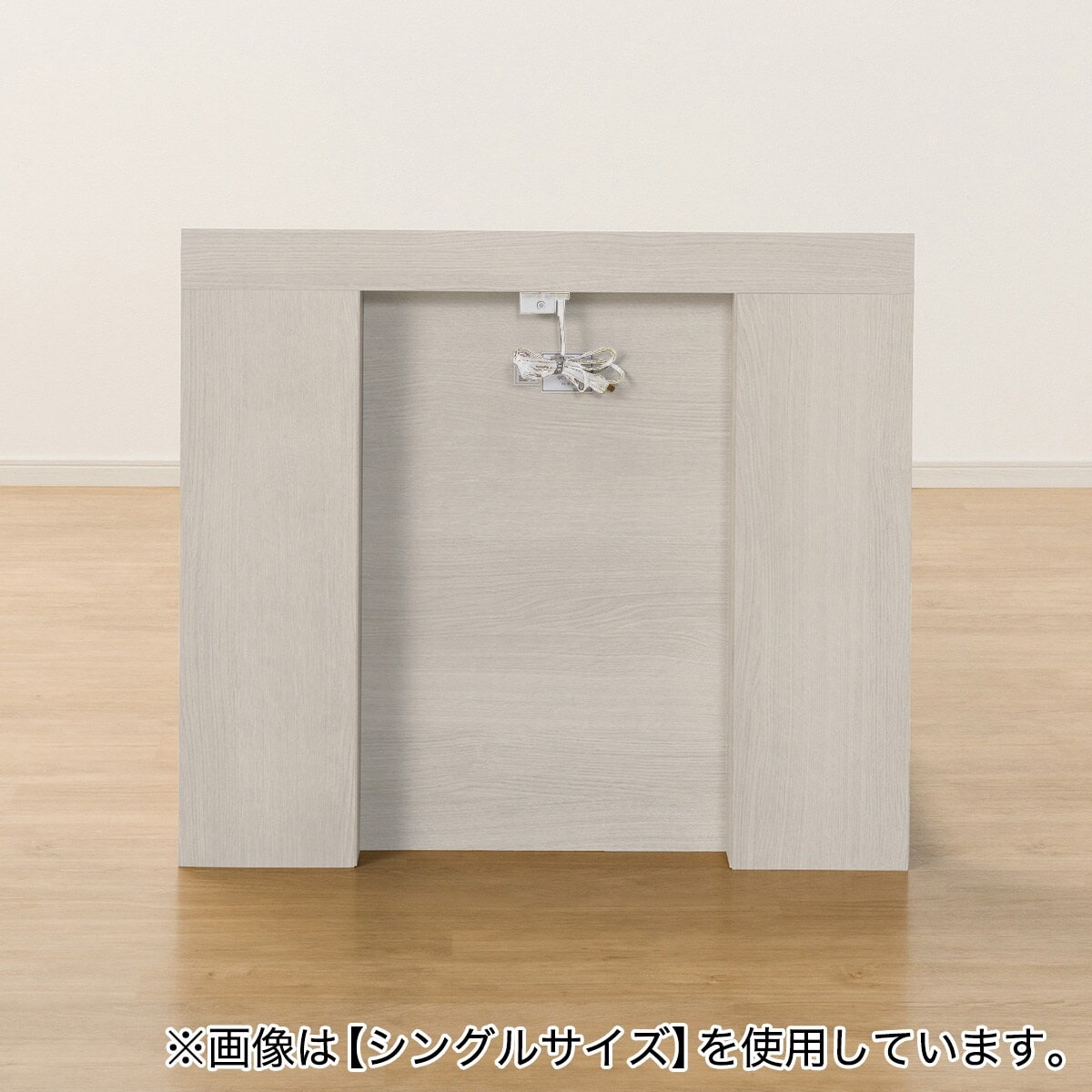 ニトリ ダブルベッドフレーム 収納付き NS-003 深型 すのこ WW ダブル 棚・サイド収納付きベッドフレーム(NS-003 深型/すのこ WW