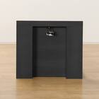 シングル 棚・サイド収納付きベッドフレーム(NS-003 LEG/LOW 床板 BK) 9枚目画像