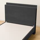 シングル 棚・サイド収納付きベッドフレーム(NS-003 LEG/LOW 床板 BK) 11枚目画像