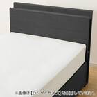 収納付きベッドフレーム ダブル 棚・サイド収納付きタイプ (NS-003 DR31 引き出し付き 深型 床板 BK) 8枚目画像