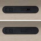 セミダブル 棚・サイド収納付きベッドフレーム(NS-003 LEG/LOW すのこ GW) 14枚目画像