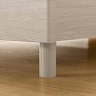 セミダブル 棚・サイド収納付きベッドフレーム(NS-003 LEG/LOW すのこ GW) 15枚目画像