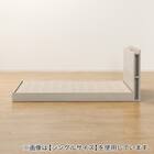 セミダブル 棚・サイド収納付きベッドフレーム(NS-003 LEG/LOW すのこ GW) 17枚目画像