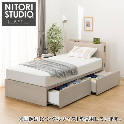 ダブルベッドフレームニトリカインズイケアフランスベッドシモンズ無印 