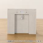 収納付きベッドフレーム セミダブル 棚・サイド収納・照明付きタイプ1 (NS-004 DR31 引き出し付き 深型 床板 WW) 7枚目画像