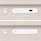 収納付きベッドフレーム セミダブル 棚・サイド収納・照明付きタイプ1 (NS-004 DR31 引き出し付き 深型 床板 WW) 11枚目画像