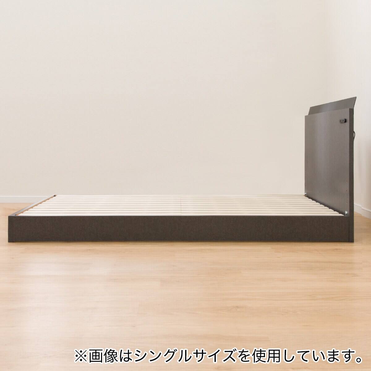 すのこベッドフレーム クイーン (HF301 LEG/LOW 金属ボード