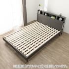 すのこクイーンベッドフレーム(NS-006 LEG/LOW GY) 8枚目画像