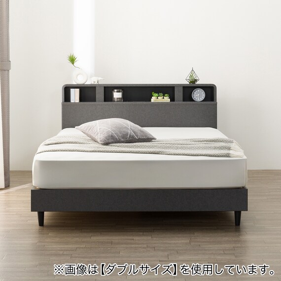 すのこクイーンベッドフレーム(NS-006 LEG/LOW GY) 10枚目画像