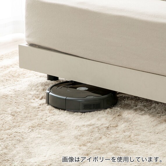 シングル コンセント棚付きベッド (オークナチュラルパーム) 7枚目画像