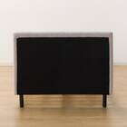 布張りヘッドボード付きシングルすのこベッドフレーム(PD101 LGY/LBR) 7枚目画像