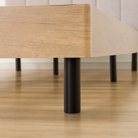 布張りヘッドボード付きシングルすのこベッドフレーム(PD101 LGY/LBR) 9枚目画像