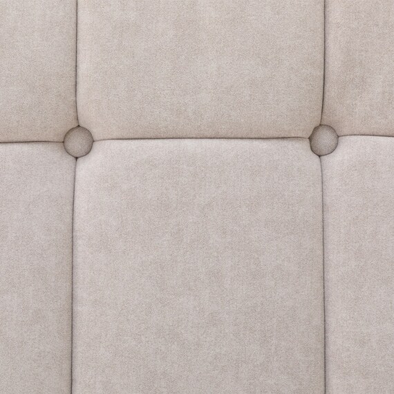 布張りヘッドボード付きシングルすのこベッドフレーム(PD101 LGY/LBR) 11枚目画像