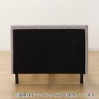 布張りヘッドボード付きセミダブルすのこベッドフレーム(PD101 LGY/LBR) 7枚目画像