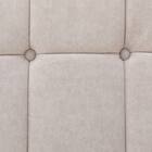 布張りヘッドボード付きセミダブルすのこベッドフレーム(PD101 LGY/LBR) 11枚目画像