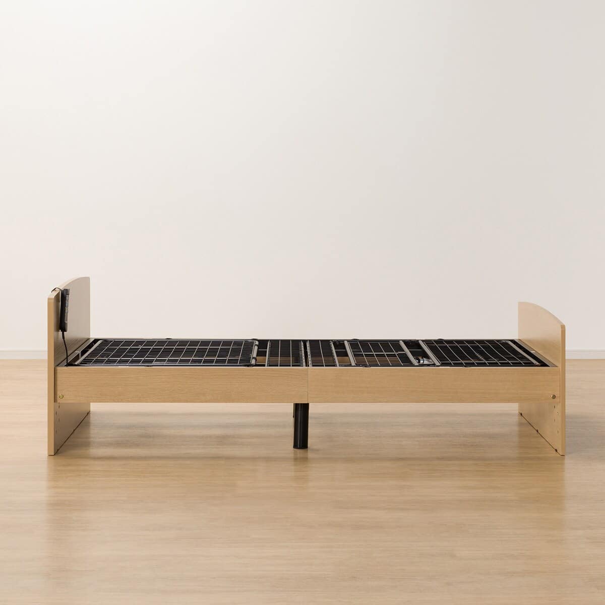 非課税】電動シングルベッドフレーム + マットレス + サイドガード4本