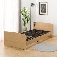【非課税】電動シングルベッドフレーム(ライズ3 2M-F LBR)