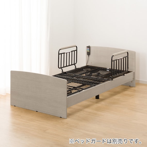 【非課税】電動シングルベッドフレーム(ライズ3 2M-F GY) 18枚目画像