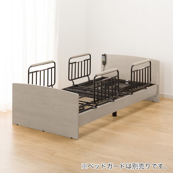 【非課税】電動シングルベッドフレーム(ライズ3 2M-F GY) 19枚目画像
