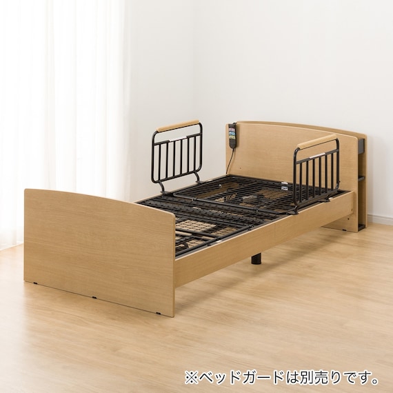 【非課税】電動シングルベッドフレーム(ライズ3 2M-C LBR) 21枚目画像