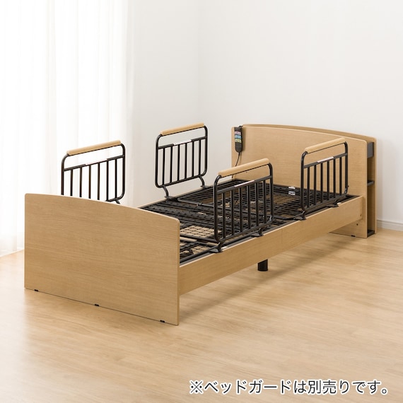 【非課税】電動シングルベッドフレーム(ライズ3 2M-C LBR) 22枚目画像