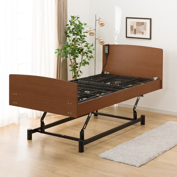 【非課税】電動シングルベッドフレーム(ライズ3 3M-F MBR) 1枚目画像