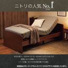 【非課税】電動シングルベッドフレーム + マットレスセット(ライズ3 3M-F LBR/E2) 2枚目画像