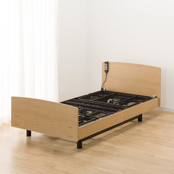 【非課税】電動シングルベッドフレーム + マットレスセット(ライズ3 3M-F LBR/E2) 16枚目画像