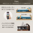 【非課税】電動シングルベッドフレーム + マットレスセット(ライズ3 3M-F GY/E2) 4枚目画像