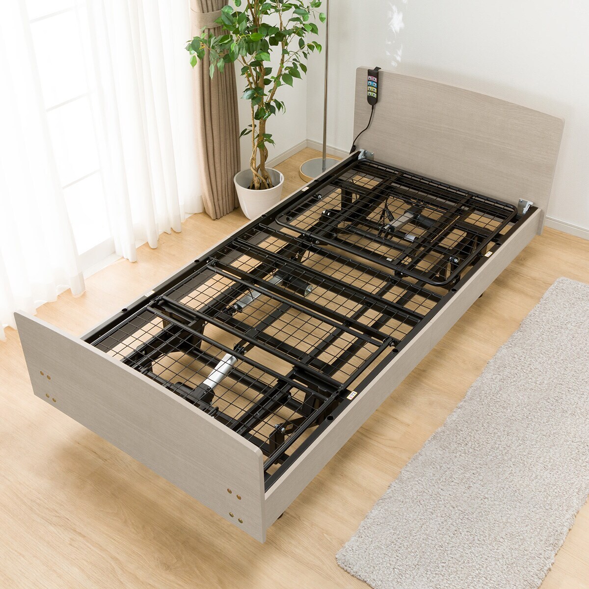 【mikan】ニトリシングルベッド（マットレス別売り） mikan】ニトリシングルベッド（マットレス別売り） mikan】ニトリ