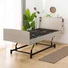 【非課税】電動シングルベッドフレーム(ライズ3 3M-C GY) 1枚目画像