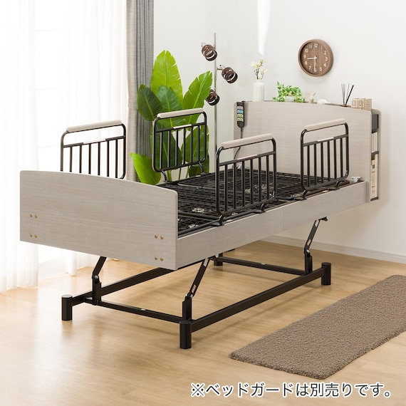 【非課税】電動シングルベッドフレーム(ライズ3 3M-C GY) 12枚目画像
