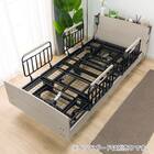 【非課税】電動シングルベッドフレーム(ライズ3 3M-C GY) 15枚目画像