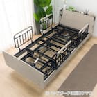 【非課税】電動シングルベッドフレーム(ライズ3 3M-C GY) 15枚目画像