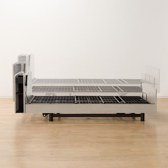 【非課税】電動シングルベッドフレーム(ライズ3 3M-C GY) 21枚目画像