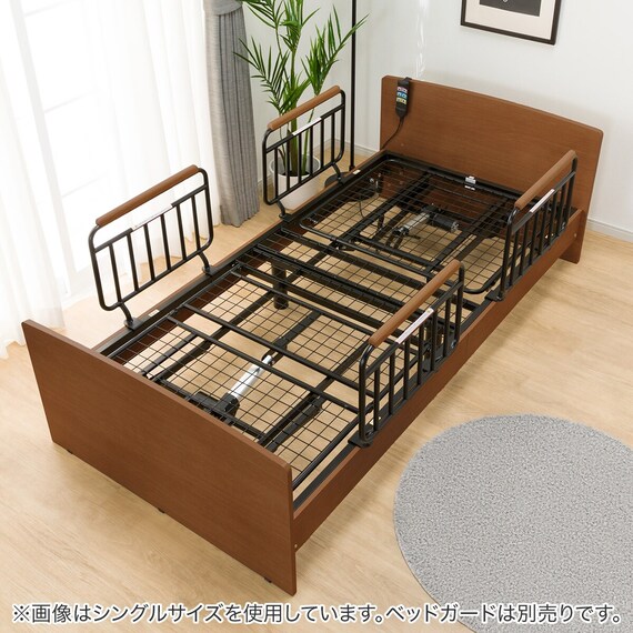 電動ベッドフレーム セミダブル (ライズ3 2M-F フラットタイプ MBR 